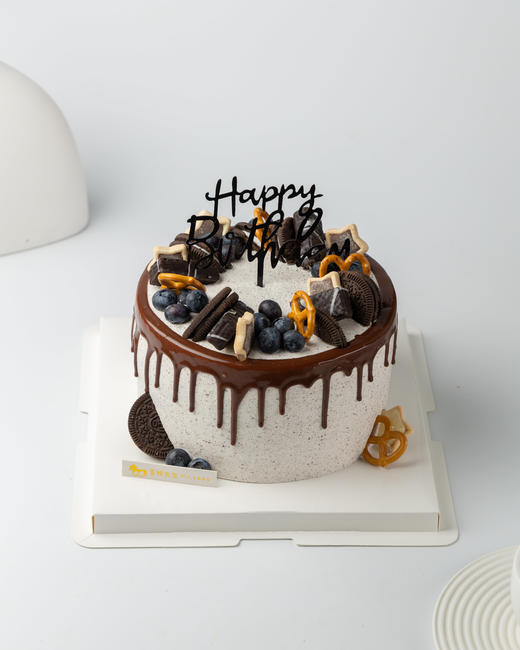 淋面奥利奥生日蛋糕（百分百进口动物奶油） 商品图0