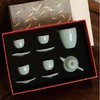汝瓷 玛瑙天青釉 开片茶具小品壶大套装  釉色温润雅致 釉面光亮内敛 雅致 商品缩略图1
