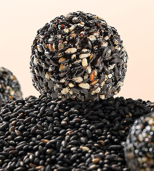 平价优选：90%轻糖黑芝麻丸以黑养黑，建康美味坚果麻球善粮大叔 商品图3