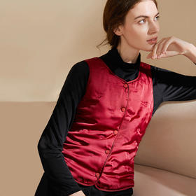 金三塔·中式桑蚕丝夹层上衣/马甲，火了几百年的时髦单品