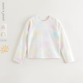 马克珍妮女童高弹凉感防晒运动T恤 儿童上衣2025年春夏新款550315