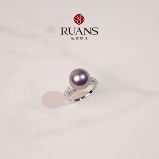 【阮仕珍珠】阮仕紫棠系列 S925银淡水珍珠戒指 11-12mm RS2071ZTD 商品图1