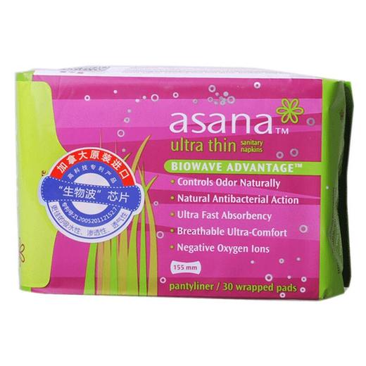 阿莎娜超薄棉面护垫 30p/包 商品图0