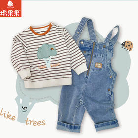 棉果果春季新品商场同款男童圆领卫衣M112180225130