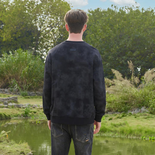 半身缘男装 春季时尚休闲百搭宽松舒适透气卫衣251212P04512041 商品图4