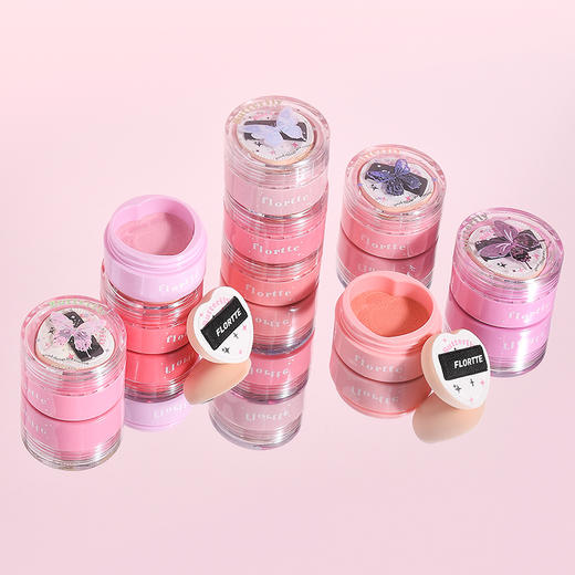 #spes诗裴丝粉色专属 FLORTTE/花洛莉亚 好美莉亚 空气感 腮红膏 商品图2