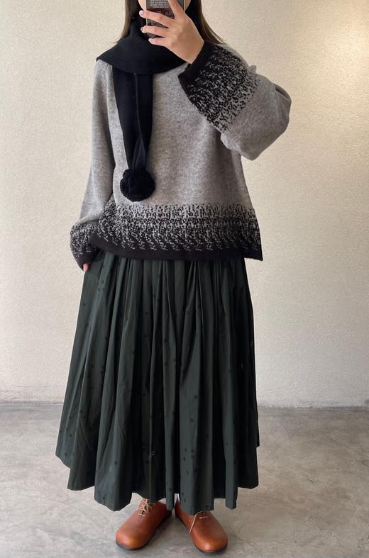 （g）提花针织毛衣 商品图3