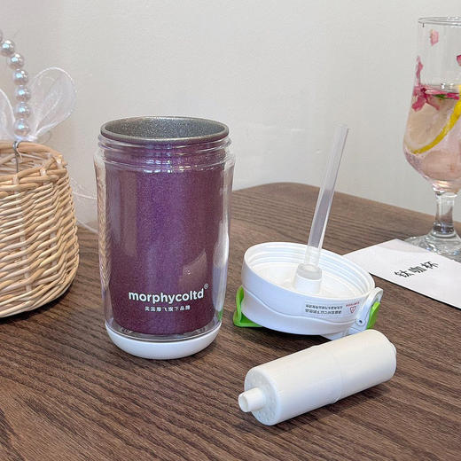 热卖！英国摩飞旗下morphycoltd 钛咖啡杯 双层真空 双饮设计  400ml 商品图9