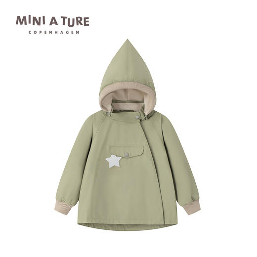 25新款 | 丹麦Mini a ture春秋薄款童装精灵帽夹克薄款防水外套夹克（绒里）18m+ 商品图5
