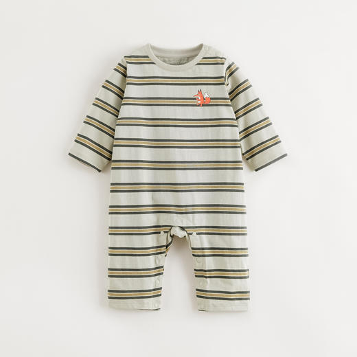 [A类纯棉]马克珍妮男宝宝条纹连体衣婴儿哈衣爬服春装新款250108
 商品图1