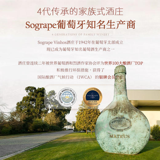 【享誉全球的桃红品牌-玛天露】玛天露桃红葡萄酒 葡萄牙原瓶进口 11%vol 商品图8