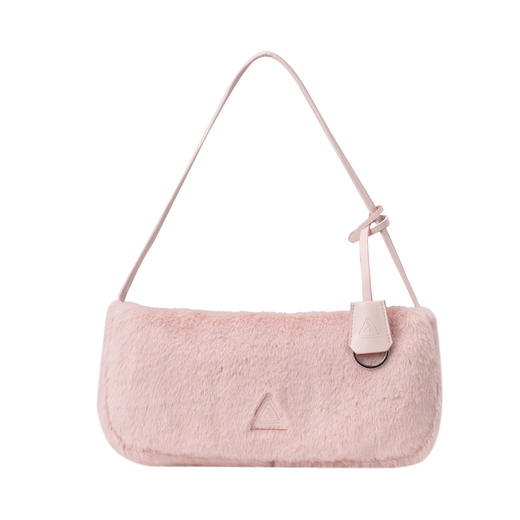 6974660131104 三熹玉3CE 三熹玉 粉色短绒腋下包 商品图0