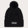 OAKLEY帽子HARPER POM BEANIE BLACK/WHITE LOGO 商品缩略图0