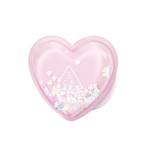 6974660133702 三熹玉3CE 三熹玉 粉色爱心流沙手机支架 商品图0