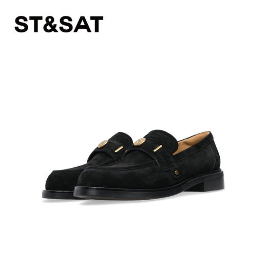 【爆款必入】星期六许愿币英伦风乐福鞋SSD1111B2E 商品图11