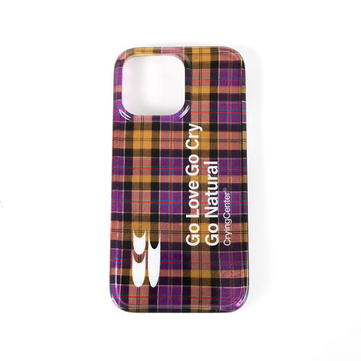 CryingCenter imd贝壳复古格纹双层果冻iphone手机壳 硬壳 哭喊中心 商品图2