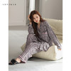 可人儿原创设计新款云柔棉女士睡衣春秋长袖时尚可外出家居服套装 商品缩略图3