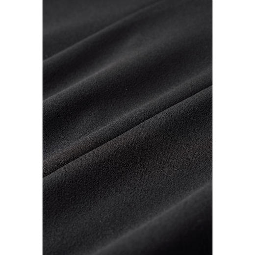 剩S/M/L 米思阳2026春季新款简约高级感小V领连衣裙挺阔版型显瘦裙子5053 商品图3