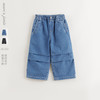 马克珍妮女童时尚潮流降落伞裤 儿童牛仔裤2025年春装新款250273 商品缩略图0