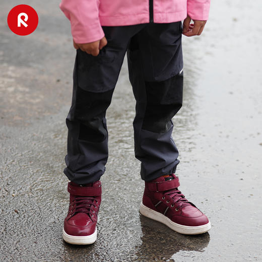 reima男女儿童户外运动裤大童2024春季新款拼接耐磨休闲拒水长裤 商品图1