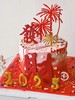红色喜庆发财蛋糕 商品缩略图0