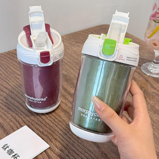 热卖！英国摩飞旗下morphycoltd 钛咖啡杯 双层真空 双饮设计  400ml 商品图7