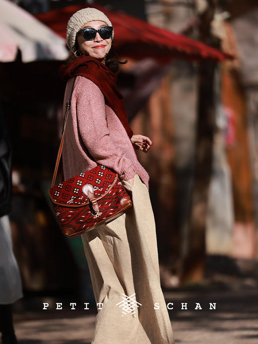 PETIT SCHAN小闪 CLO#719 Slow it down 慢一拍 棉麻灯芯绒松紧腰A字伞裙 商品图2