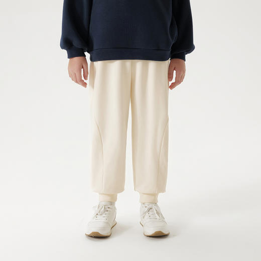 马克珍妮男童拼接罗纹百搭运动裤 儿童裤子2025年春装新款250075 商品图1