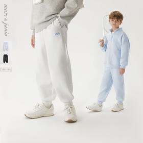 马克珍妮男童百搭运动空气卫裤儿童裤子束脚裤2025春装新款250076
