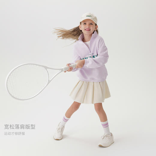 马克珍妮女童活力运动立领卫衣儿童宽松外套2025年春装新款250158 商品图2