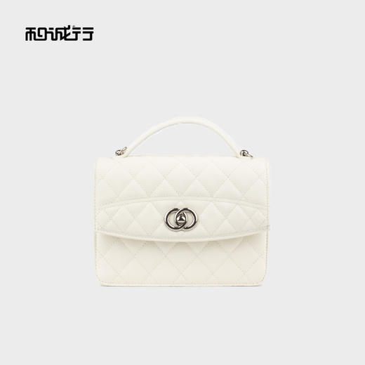 和诚行 2025新款复古小香风菱格链条单肩包女百搭气质手提包4570010 商品图4