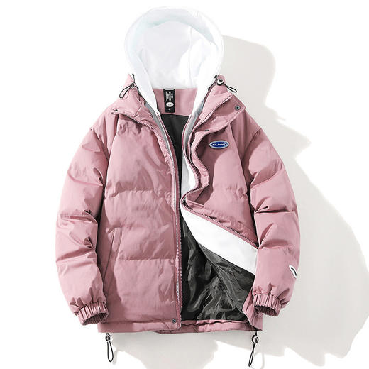 冬季新款男士宽松休闲棉服连帽棉衣男潮牌 加厚外套 商品图1