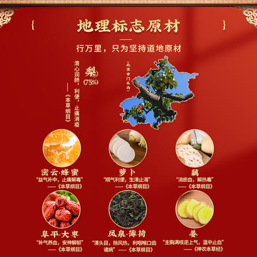 【P】御品膏方 央视联名秋梨膏 200克*2瓶 商品图2