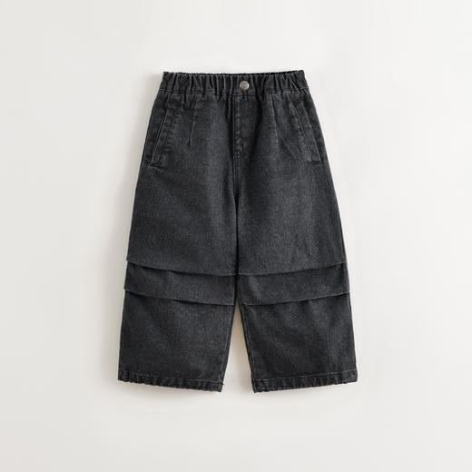 马克珍妮女童时尚潮流降落伞裤 儿童牛仔裤2025年春装新款250273 商品图1