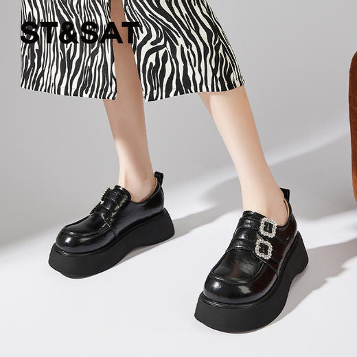 星期六学院风水钻扣松糕厚底乐福SSD1112E2G 商品图2