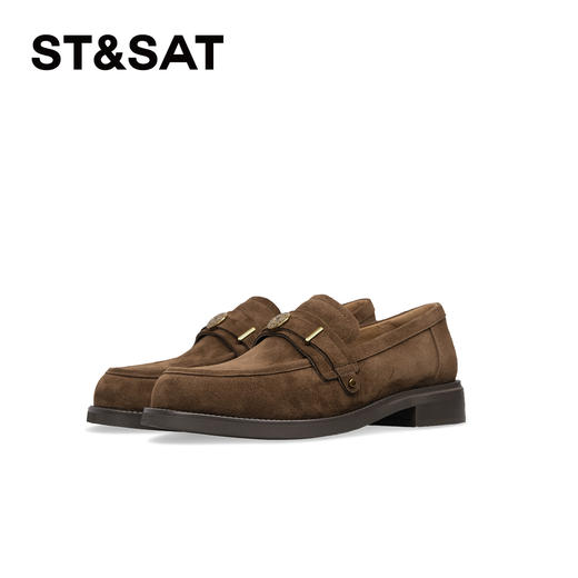 【爆款必入】星期六许愿币英伦风乐福鞋SSD1111B2E 商品图10