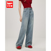 IEF/爱依服2025高个子裤子 春季 港式复古休闲风百搭牛仔阔腿裤BG4647 商品缩略图0