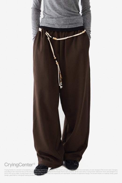 CryingCenter 腰头穿珠绳卫裤 商品图4