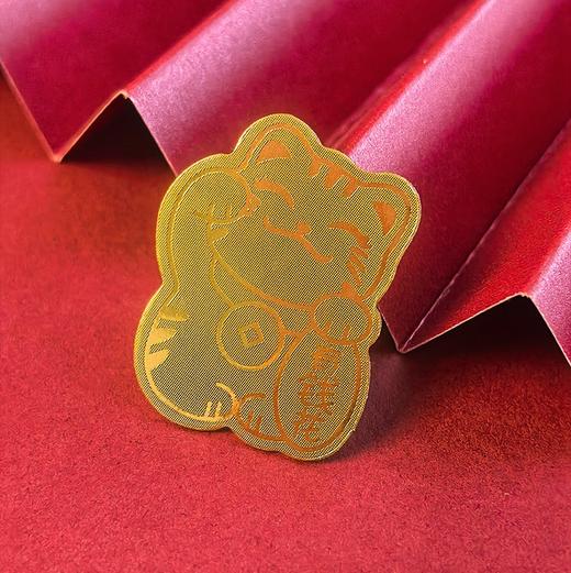 【专属】 2025财运爆棚！【宝梵迪 足金999手机贴】“招财金贴”暴富一整年 接好运 接平安 接暴富 商品图7