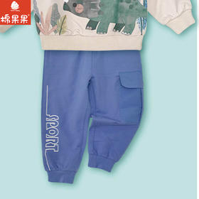 棉果果春季新品商场同款男童小毛圈针织长裤M112200225132