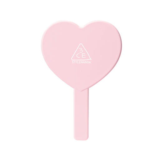 6974906803888 三熹玉3CE 3CE粉紫色爱心手持镜 商品图0