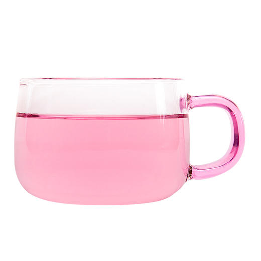 雅集玻璃杯单杯颜品杯200ml(樱粉) 商品图0
