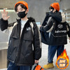 儿童装男童冲锋衣加棉冬装2024新款加厚中大童外套加绒秋冬季潮💕 商品缩略图3