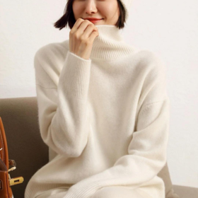 【SUSX】高领纯色羊毛针织衫B018825（下单3-7天发货）