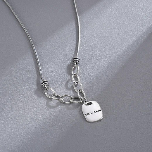 子佩集S925银【前卫之旅】项链纯银【YGTL009】原创2方块2501 商品图0