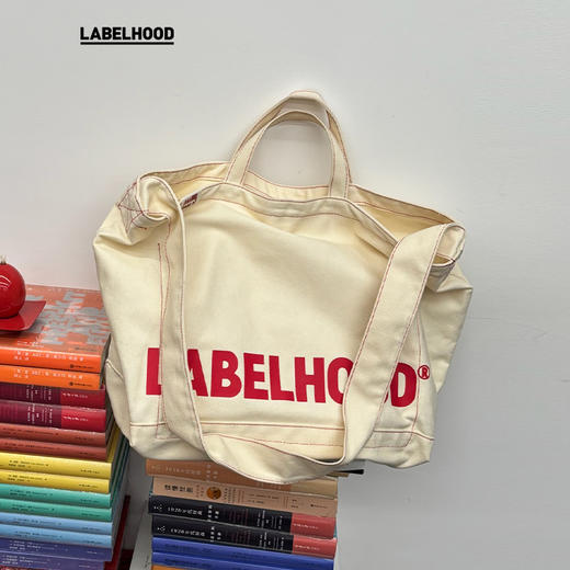 【LABELHOOD】蕾虎休闲简约帆布袋手提单肩袋包 商品图4