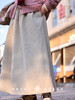 PETIT SCHAN小闪 CLO#719 Slow it down 慢一拍 棉麻灯芯绒松紧腰A字伞裙 商品缩略图1