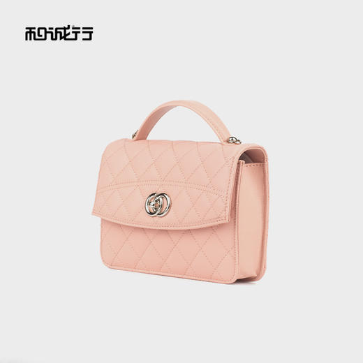 和诚行 2025新款复古小香风菱格链条单肩包女百搭气质手提包4570010 商品图1