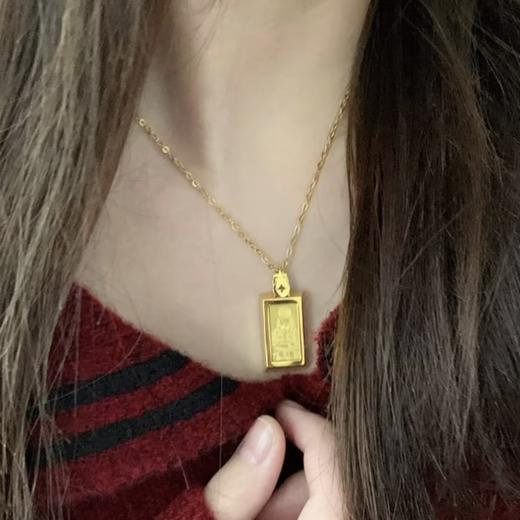 热卖中！！【湖南跨年晚会明星同款】芒果文创·LUCKY小金蛋吉字金砖吊坠（含200mg999足金金条） 商品图8