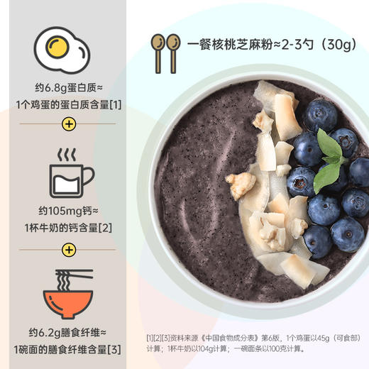 核桃芝麻黑豆粉 635g/罐 商品图3